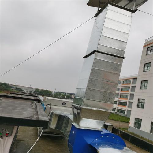 深圳沙井新沙路湘菜馆厨房油烟管道安装案例